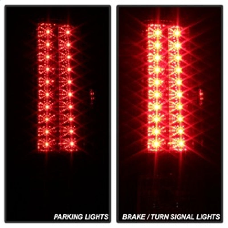 Spyder GMC Sierra 07-13 (Not 3500 Dually 4 Rear Wheels)LED Tail Lights Red Clear ALT-YD-GS07-LED-RC 5014955 5014955 Photo - Unmounted