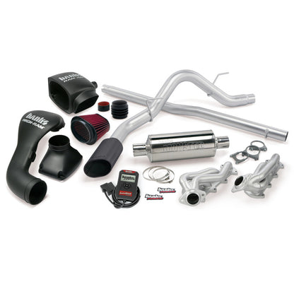Banks Power 04-08 Ford 5.4L F-150 CCSB PowerPack System - SS Single Exhaust w/ Black Tip 48535-B 48535-B Photo - Primary