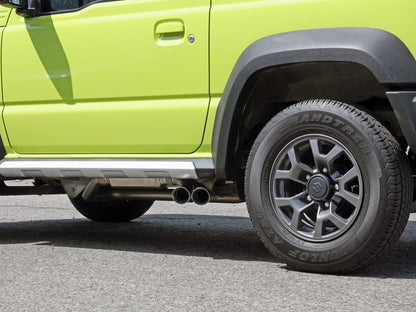 aFe 18-21 Suzuki Jimny Takeda 2-1/4in. 304 SS Cat-Back Exhaust w/ Polished Tip 49-37020-P 49-37020-P Photo - Mounted