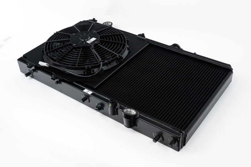 CSF 92-00 Honda Civic w/K-Swap V3 Radiator - Black Finish 2850KB 2850KB Photo - Primary