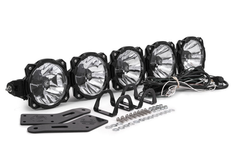 KC HiLiTES Polaris RZR 32in. Pro6 Gravity LED 5-Light 100w Combo Beam Overhead Light Bar System 91309 91309 Photo - Primary