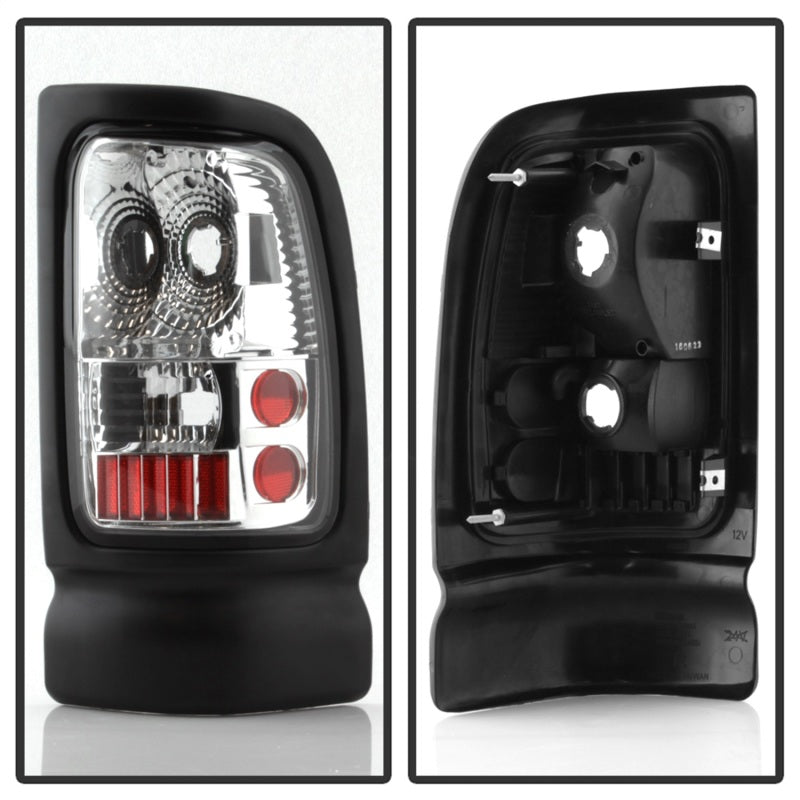 SPYDER Xtune Dodge Ram 1500/2500/3500 94-01 Euro Style Tail Lights Chrome ALT-ON-DRAM94-C 5012760 5012760 Photo - Unmounted