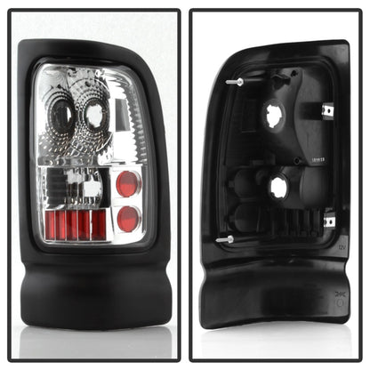 SPYDER Xtune Dodge Ram 1500/2500/3500 94-01 Euro Style Tail Lights Chrome ALT-ON-DRAM94-C 5012760 5012760 Photo - Unmounted