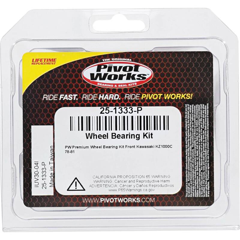 Pivot Works Kawasaki Wheel Bearing Kit Premium Bearings 25-1333-P 25-1333-P Photo - Primary