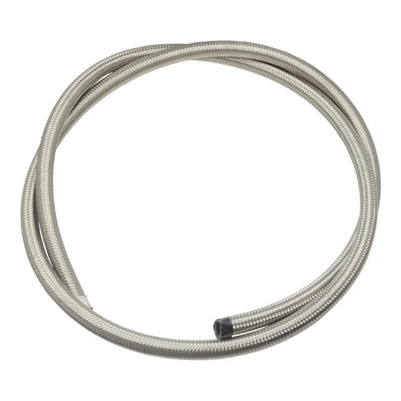 DeatschWerks 10AN Stainless Steel Double Braided CPE Hose - 6ft 6-02-0814-6