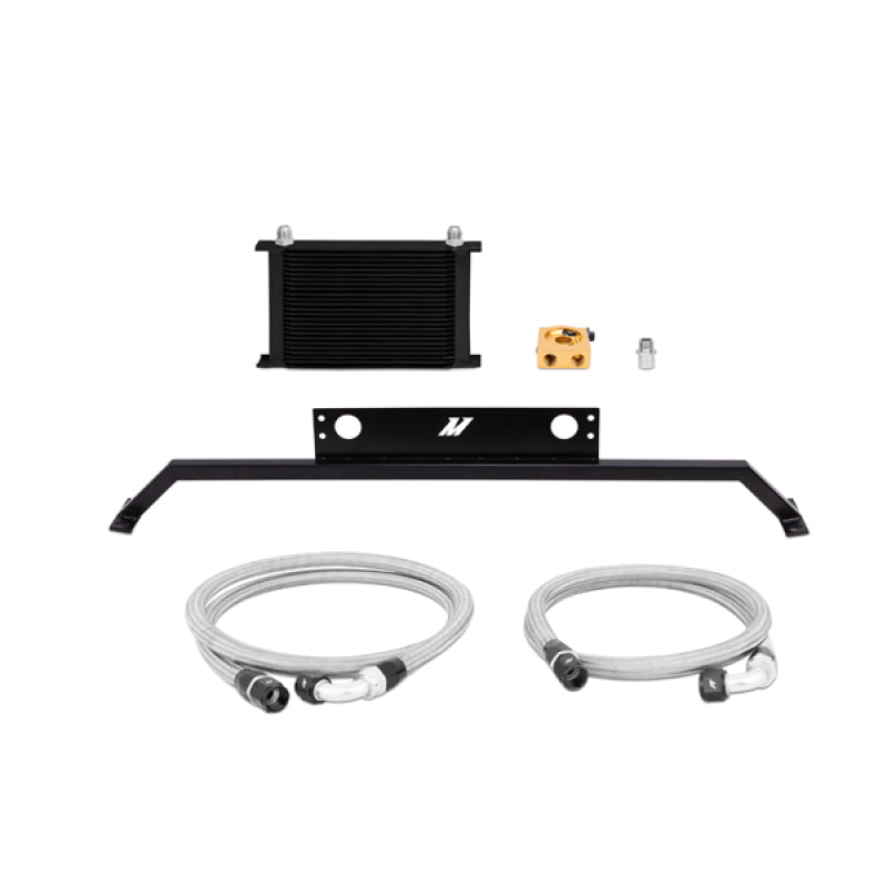 Mishimoto Oil Cooler Kit - Black Thermostatic 2011-2014 Ford Mustang 5.0L MMOC-MUS-11TBK Photo - Primary