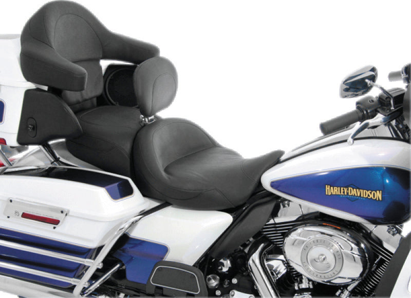 Mustang Motorcycle Mustang 08-21 Harley Electra Glide, Rd Glide, Rd King ,Str Glide Super Touring 1PC Seat - Black 79556 79556 Photo - Primary