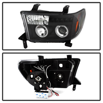 Spyder Toyota Tundra 07-13 Projector Headlights CCFL Halo LED Blk PRO-YD-TTU07-CCFL-BK 5030306 5030306 Photo - Unmounted