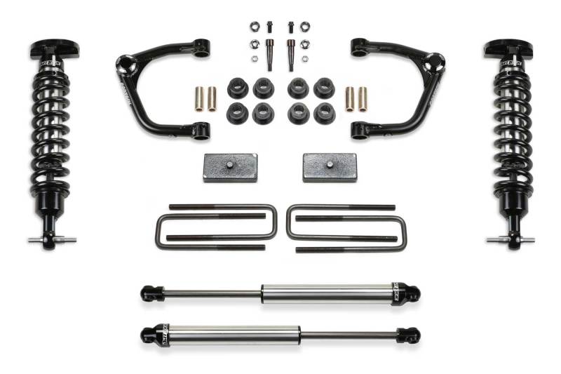 Fabtech 19-20 GM C/K1500 2WD/4WD Diesel 3in UCA System w/DL 2.5 Coilovers & Rear DL 2.25 Shocks K1167DL K1167DL Photo - Primary