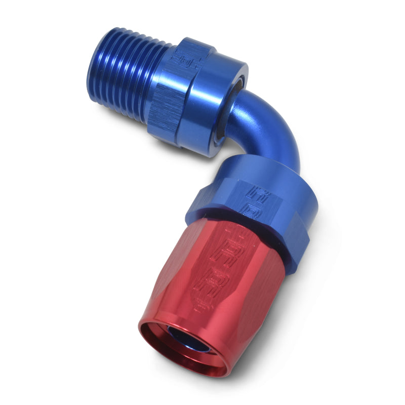 Russell Full Flow -10 To 3/8"Npt 90 Degree Swivel Pipe Thread Hose End 612190 Photo - out of package