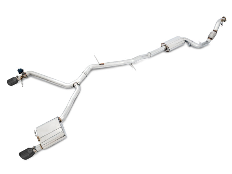 AWE Tuning Audi B9 A5 SwitchPath Exhaust Dual Outlet - Diamond Black Tips (Includes DP and Remote) 3025-33026 3025-33026 Photo - Primary