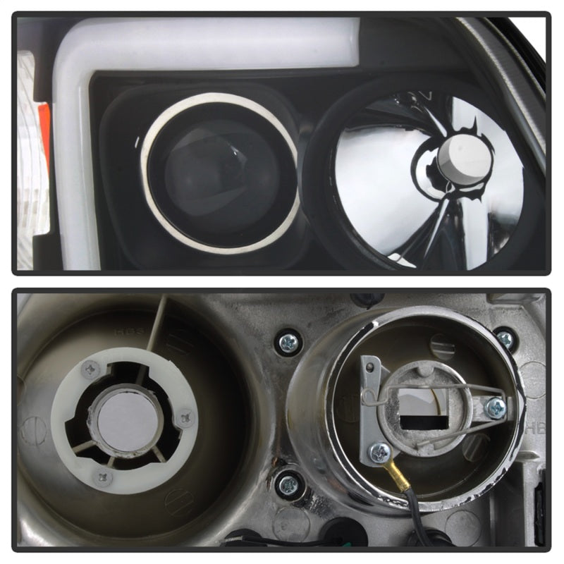 Spyder 97-03 Ford F-150 (After 6/1997) Light Bar Projector Headlights - Blk (PRO-YD-FF15097V2-LB-BK) 5084538 5084538 Photo - Unmounted