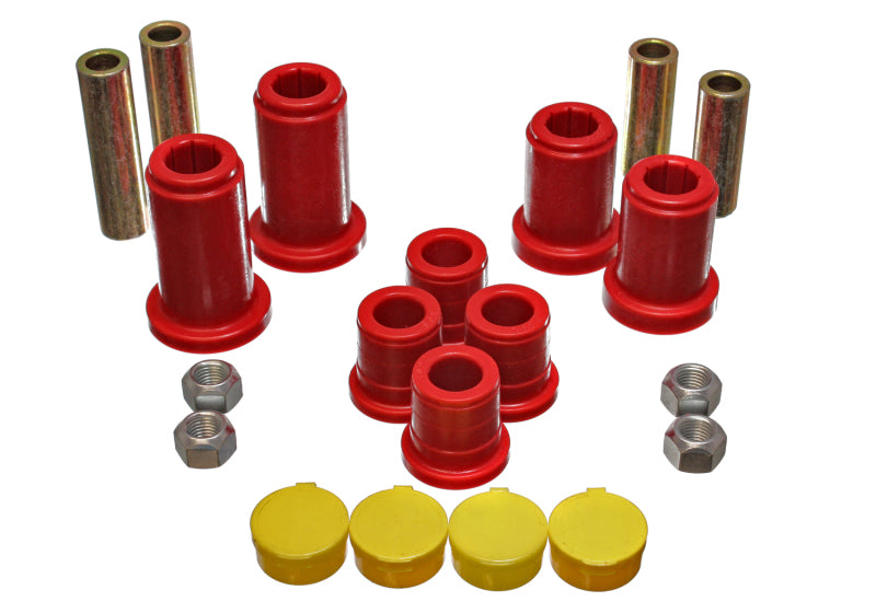 Energy Suspension Control Arm Bushing Set Red Chevrolet K1500 Suburban All 1998-1999 3.3180R Photo - Primary