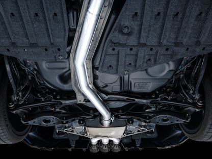 AWE Tuning 2023 Honda Civic Type R FL5 Touring Edition Exhaust w/ Triple Diamond Black Tips 3015-53287 3015-53287 Photo - Mounted