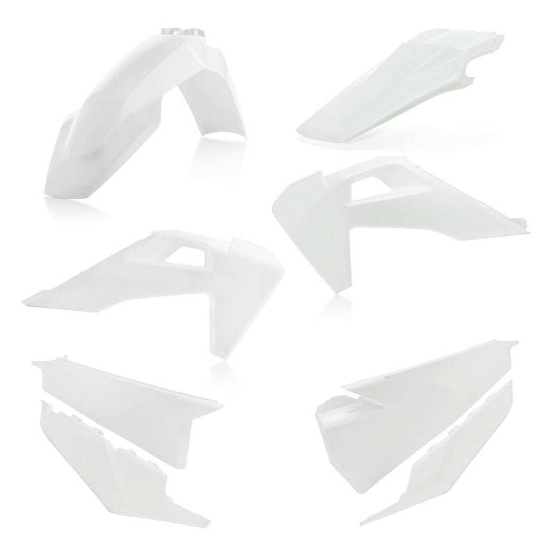 Acerbis 19-22 Husqvarna 125-450 TC/ FX/ FC/2019 TX300/ 20-22 TX300i Plastic Kit - White 2726560002 2726560002 Photo - Primary