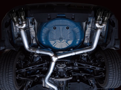 AWE Tuning 2022+ VB Subaru WRX Track Edition Exhaust - Diamond Black Tips 3020-43979 3020-43979 Photo - Mounted