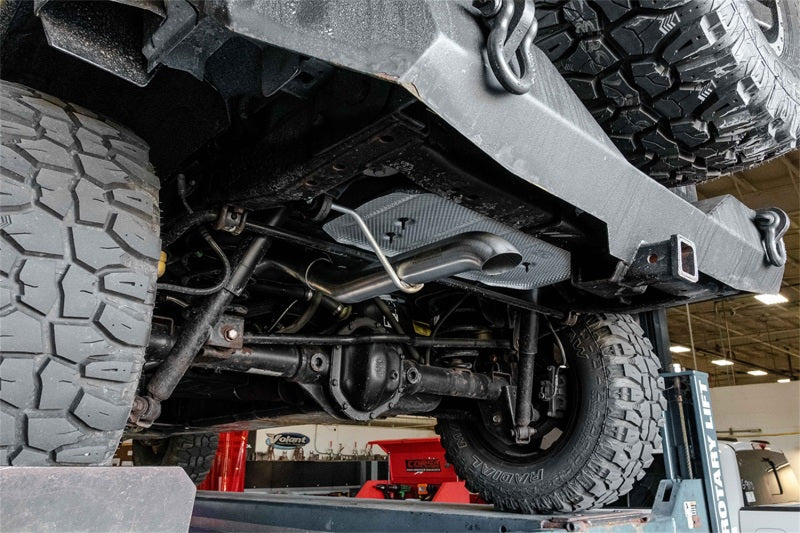 Corsa 12-18 Jeep Wrangler JKU 3.6L Sport 2.75in Cat-Back Exhaust w/ Turn Down Tip 21121 21121 Photo - Mounted