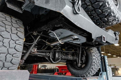 Corsa 12-18 Jeep Wrangler JKU 3.6L Sport 2.75in Cat-Back Exhaust w/ Turn Down Tip 21121 21121 Photo - Mounted