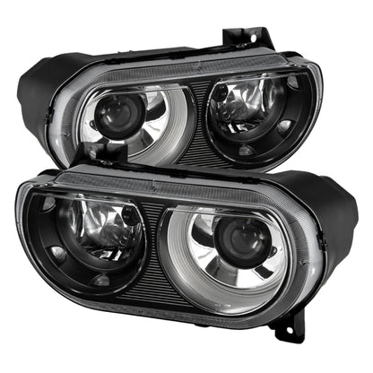 SPYDER Xtune Dodge Challenger 08-14 Xenon Hid Model Only Projector Headlamps Black HD-JH-DCHAL08-HID-BK 9027277 9027277 Photo - Primary