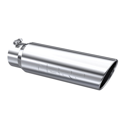 MBRP Universal 5in OD Angled Rolled End 4in Inlet 18in Length T5124 Photo - Primary