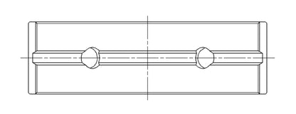 ACL Nissan MR16DDT 1.6L Inline 4 Turbo Engine Crankshaft Main Bearing Set 5M2905HX-STD 5M2905HX-STD Technical Drawing