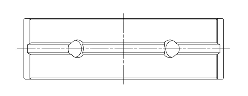 ACL Nissan MR16DDT 1.6L Inline 4 Turbo Engine Crankshaft Main Bearing Set 5M2905HX-STD 5M2905HX-STD Technical Drawing