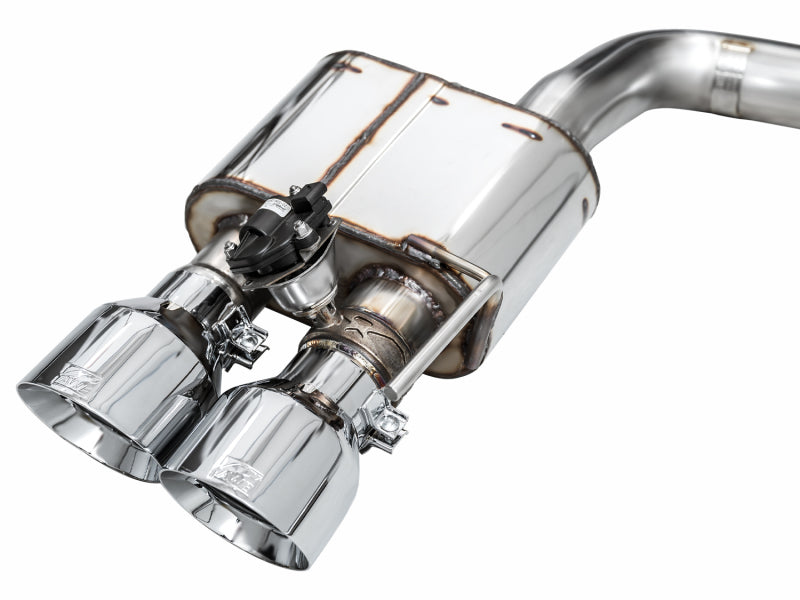 AWE Tuning AWE 2024 Ford Mustang GT Fastback S650 RWD SwitchPath Catback Exhaust w/ Quad Chrome Silver Tips 3025-42650 3025-42650 Photo - out of package