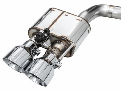 AWE Tuning AWE 2024 Ford Mustang GT Fastback S650 RWD SwitchPath Catback Exhaust w/ Quad Chrome Silver Tips 3025-42650 3025-42650 Photo - out of package