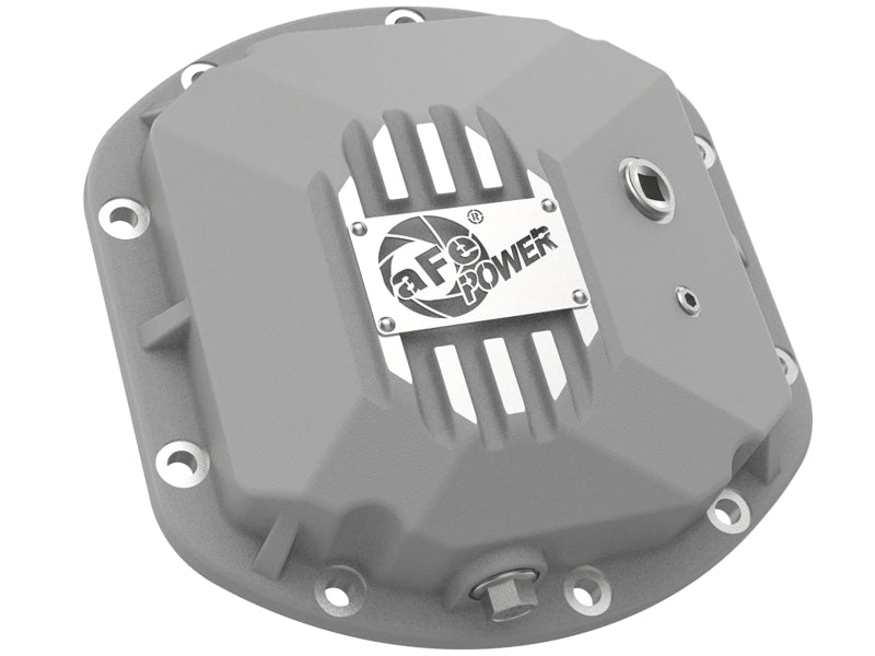 aFe 97-18 Jeep Wrangler TJ/JK Dana 30 Street Series Differential Cover w/ Machined Fins - Raw 46-71130A 46-71130A Photo - Unmounted