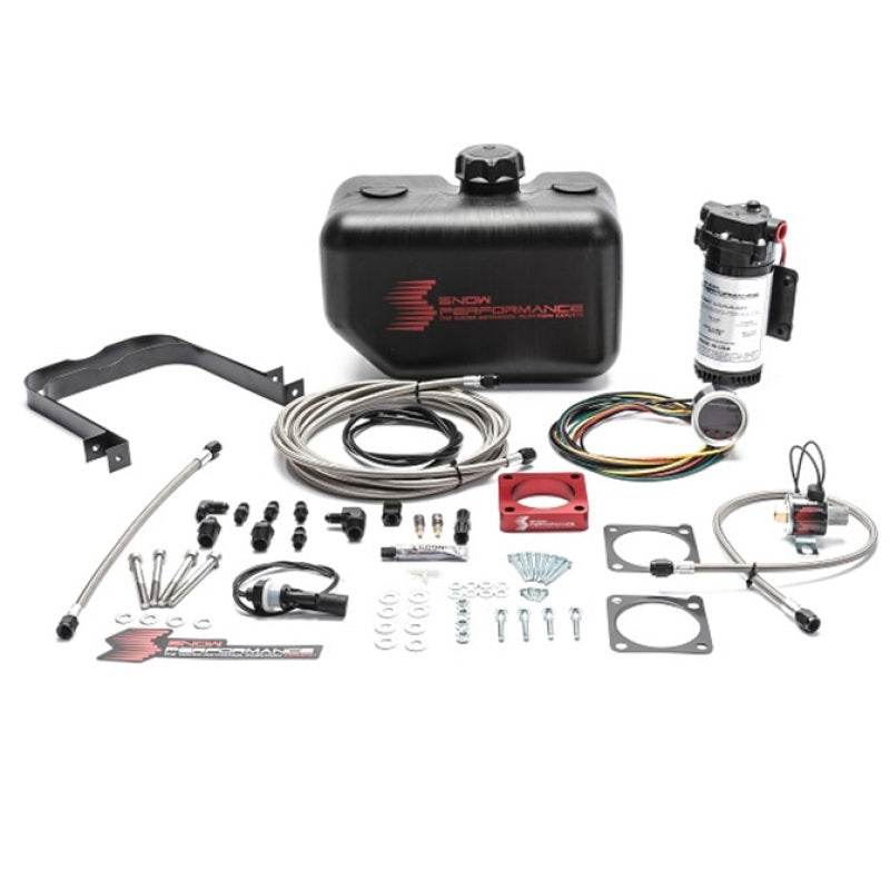 Snow Performance 08-15 Evo Stg 2 Boost Cooler Water Injection Kit w/SS Braid Line & 4AN Fittings SNO-2120-BRD SNO-2120-BRD Photo - Primary