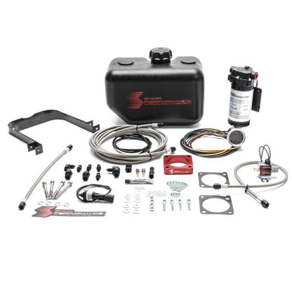 Snow Performance 08-15 Evo Stg 2 Boost Cooler Water Injection Kit w/SS Braid Line & 4AN Fittings SNO-2120-BRD SNO-2120-BRD Photo - Primary
