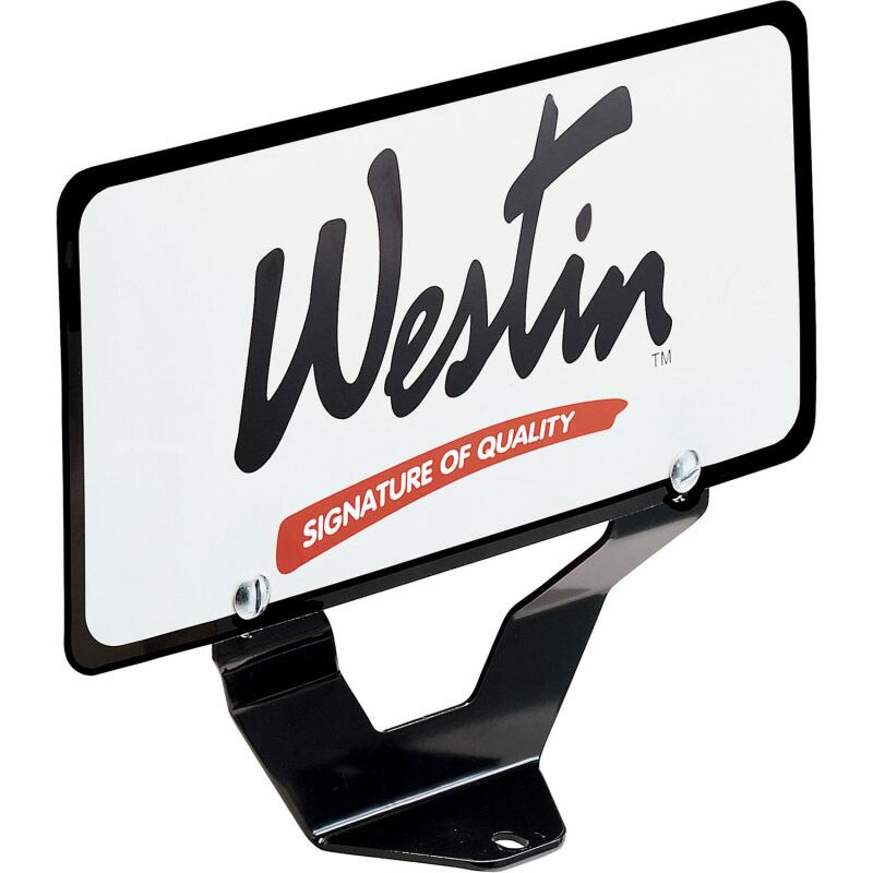 Westin Bull Bar License Plate Relocator - Black 32-0055 32-0055 Photo - Unmounted