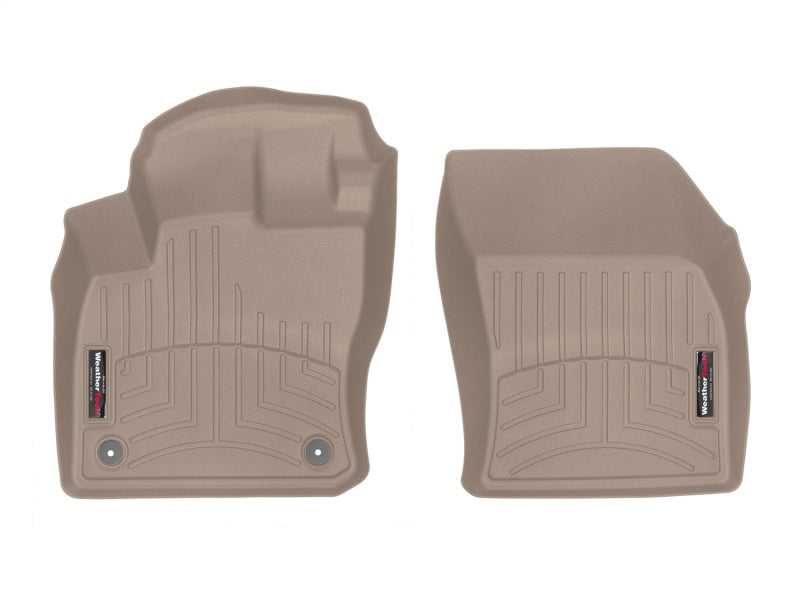 WeatherTech WT FloorLiner - Front - Tan Floor Mats Floor Mats - Rubber main image