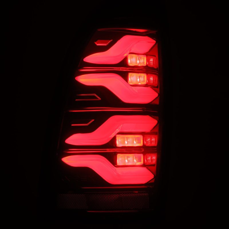 AlphaRex 05-15 Toyota Tacoma LUXX LED Taillights Blk/Red w/Activ Light/Seq Signal 680070 680070 User 5