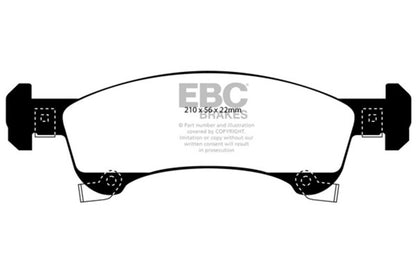 EBC Disc Brake Pad Set DP41651R Photo - Primary