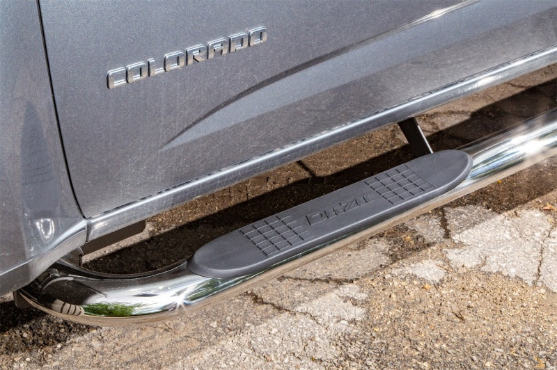 Dee Zee Deezee 14-18 Chevrolet Silverado Tubes - 4In Oval Stainless Polished (CrewCab) DZ372537 DZ372537 Photo - Mounted
