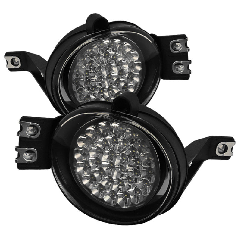Spyder Dodge Ram 02-08/Durango 04-06 LED Fog Lights w/Switch Clear FL-LED-DRAM02-C 5015600 5015600 Photo - Primary