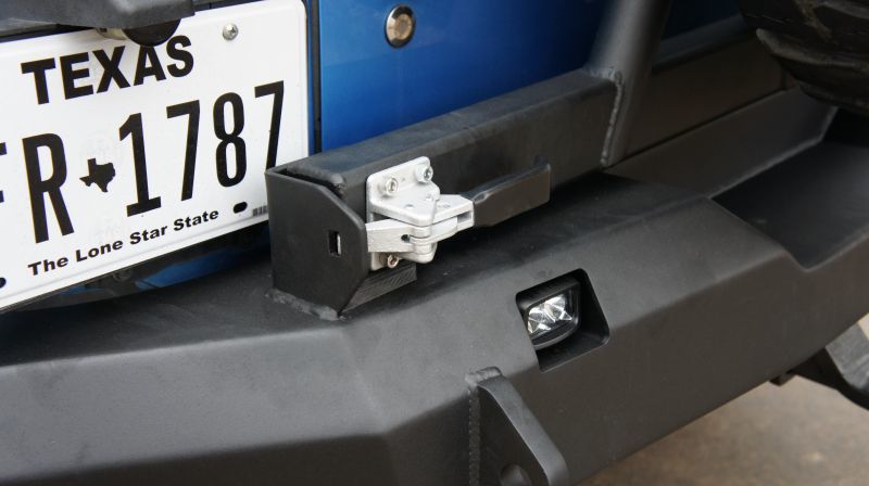 Road Armor 07-17 Jeep Wrangler JK Stealth Rear Non-Winch Bumper w/Tire Carrier - Tex Blk 508R0B-TC 508R0B-TC Photo - Primary