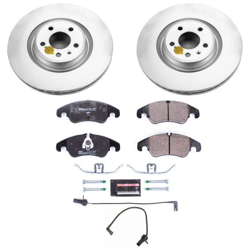 PowerStop Power Stop 14-18 Audi A6 Front Euro-Stop Brake Kit ESK6140 ESK6140 Photo - Primary