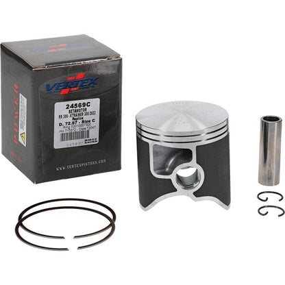 Vertex Pistons Vertex Piston 22-24 Beta RR 2T 300 300cc Cast Replica Piston Kit 24569C 24569C Photo - Primary
