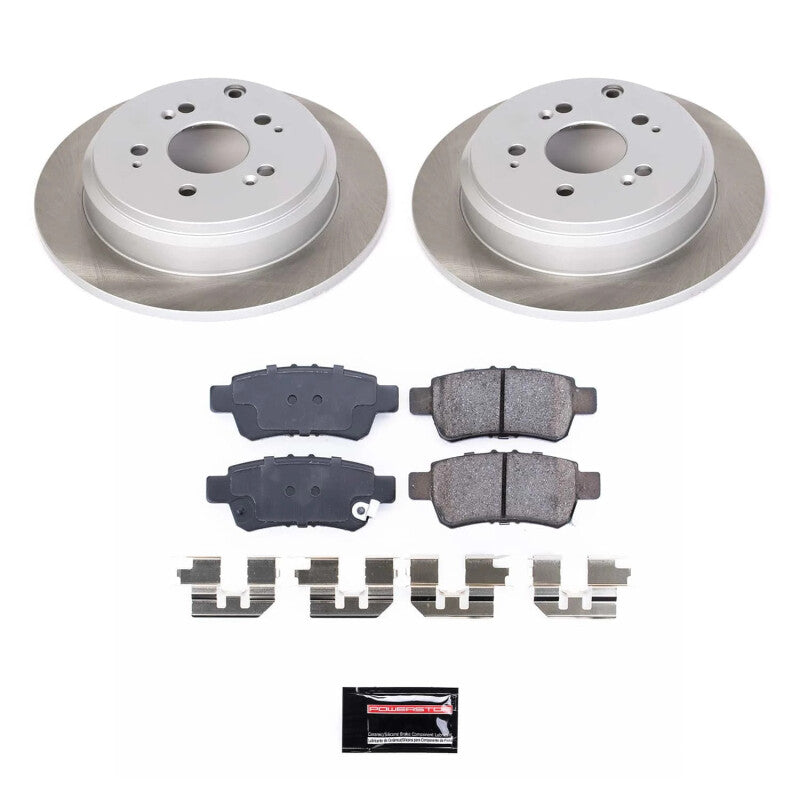 PowerStop Power Stop 05-10 Honda Odyssey Rear Semi-Coated Rotor Kit SC4604 SC4604 Photo - Primary