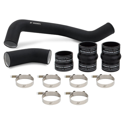 Mishimoto 17-19 GM 6.6L L5P Hot-Side Pipe and Boot Kit Wrinkle Black MMICP-DMAX-17HWBK MMICP-DMAX-17HWBK Photo - Primary