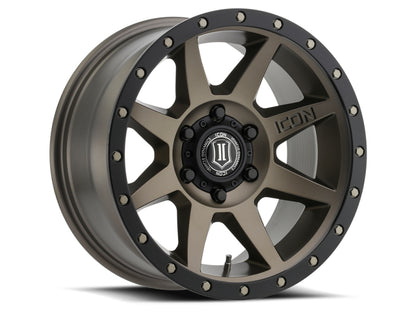 ICON Rebound 17x8.5 6x120 0mm Offset 4.75in BS 67mm Bore Bronze Wheel 1817859447BR 1817859447BR Photo - Primary