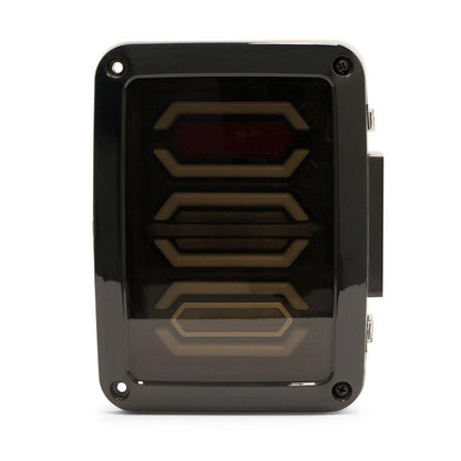 DV8 Offroad 07-18 Jeep Wrangler JK Octagon LED Tail Light TLJK-02 TLJK-02 Photo - Close Up