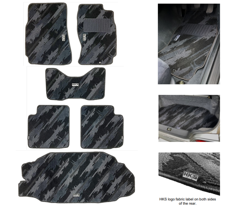 HKS HKS Floor Mats Floor Mats Floor Mats Carpeted main image