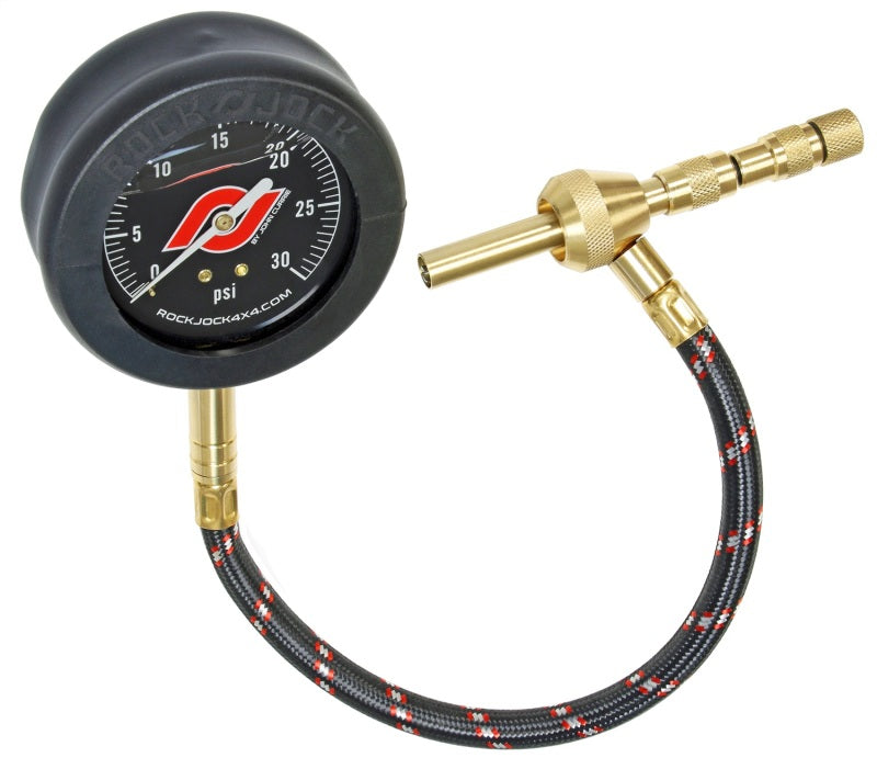 RockJock Elite Analog Tire Deflator 3in Stainless Steel Liquid Filled Gauge Beadlock Friendly RJ-560200-101