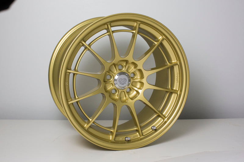 Enkei NT03+M 18x9.5 5x100 40mm Offset Gold Wheel (MOQ 40 / Special Order) 3658958040GG 3658958040GG Photo - Primary