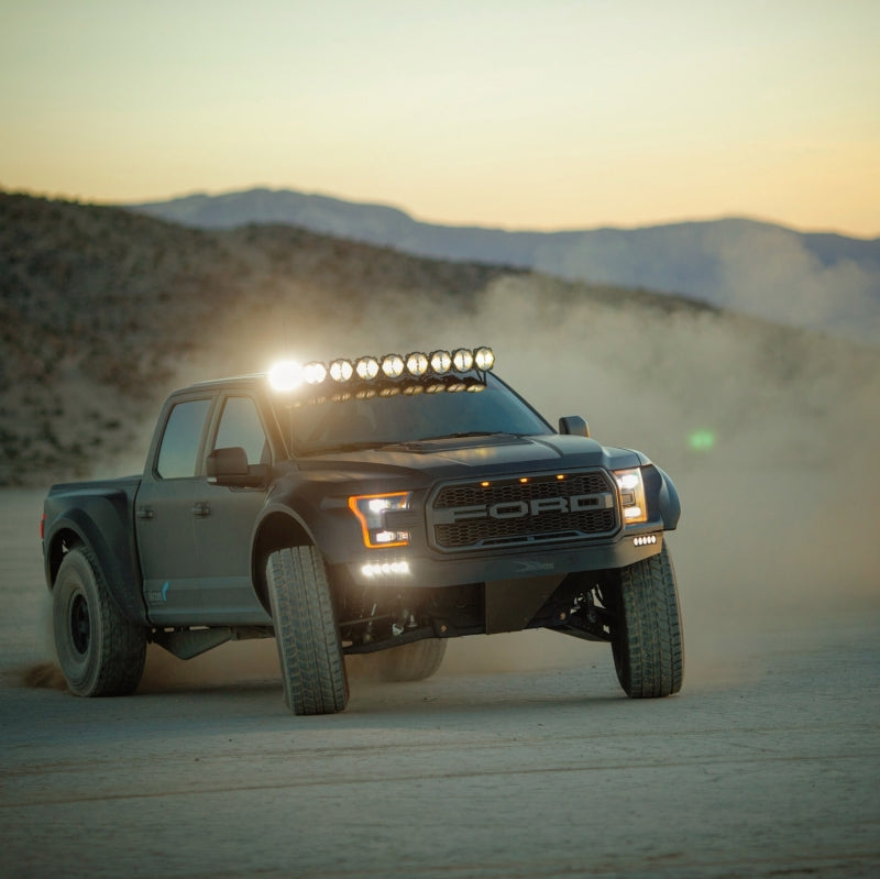 KC HiLiTES 17-18 Ford Raptor 57in. Pro6 Gravity LED 9-Light 180w Combo Beam Overhead Light Bar Sys 91333 91333 Photo - lifestyle view