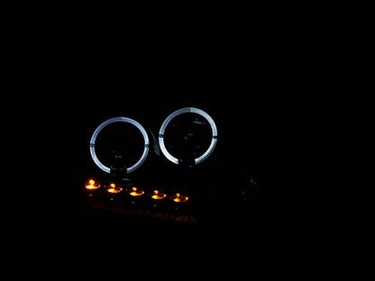 Anzo 2004-2008 Ford F-150 Projector Headlights w/ Halo and LED Black G2 111204 Photo - Mounted
