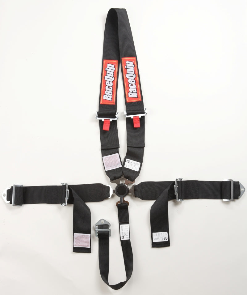 Racequip Dragster SFI 16.1 U-Style Camlock Harness Set - Black 748008 Photo - Primary